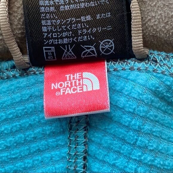 The North Face Brown Hooded Fleece Windwall Jacket Size Small - Picture 4 of 14